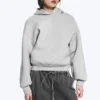 Oversized Scuba Hoodie – Light Grey Oversized Scuba Hoodie – Light Grey