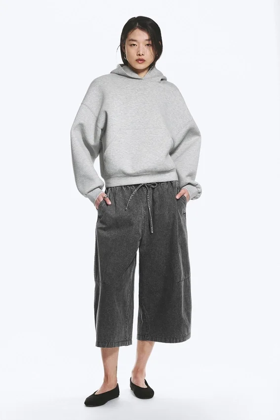 Oversized Scuba Hoodie – Light Grey Oversized Scuba Hoodie – Light Grey