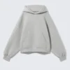 Oversized Scuba Hoodie – Light Grey Oversized Scuba Hoodie – Light Grey