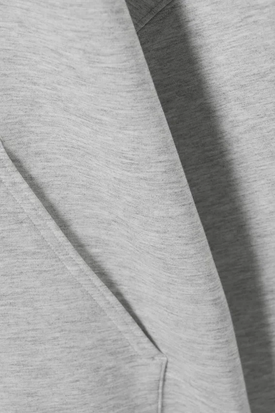 Oversized Scuba Hoodie – Light Grey Oversized Scuba Hoodie – Light Grey