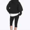 Oversized Scuba Zip-Hoodie – Black Oversized Scuba Zip-Hoodie – Black