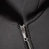 Oversized Scuba Zip-Hoodie – Dark Grey Oversized Scuba Zip-Hoodie – Dark Grey