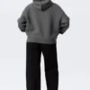 Oversized Scuba Zip-Hoodie – Dark Grey Oversized Scuba Zip-Hoodie – Dark Grey