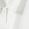 Oversized Short-Sleeved Organza Shirt – Mint Oversized Short-Sleeved Organza Shirt – Mint