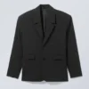 Oversized Single Breasted Blazer – Black Oversized Single Breasted Blazer – Black