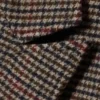 Oversized Single-Breasted Wool Blend Coat – Beige Multi Check Oversized Single-Breasted Wool Blend Coat – Beige Multi Check