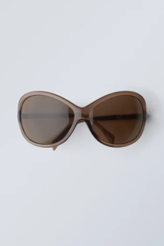 Oversized Sunglasses – Dark Brown