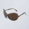 Oversized Sunglasses – Dark Brown Oversized Sunglasses – Dark Brown