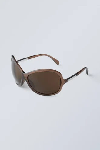 Oversized Sunglasses – Dark Brown