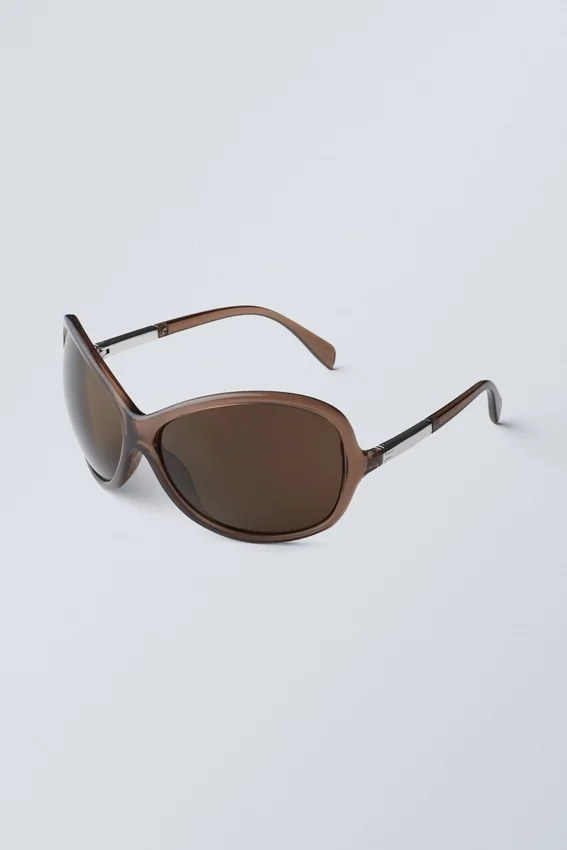 Oversized Sunglasses – Dark Brown Oversized Sunglasses – Dark Brown