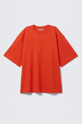 Oversized T-Shirt – Bright Orange