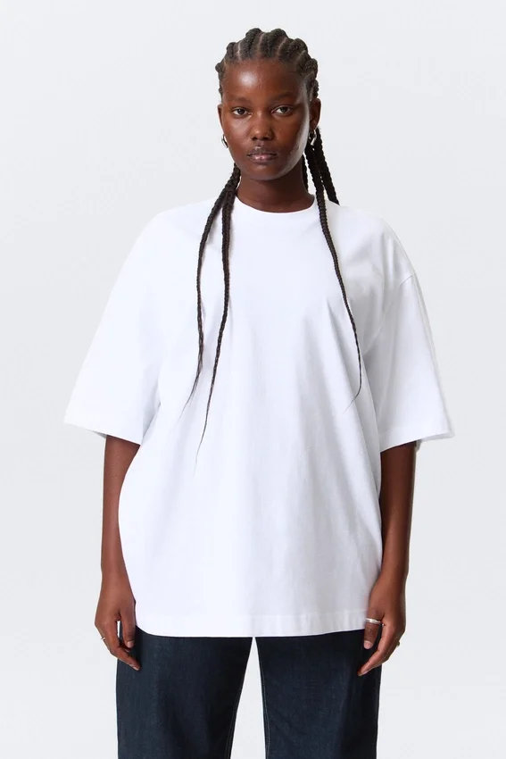 Oversized T-Shirt – White Oversized T-Shirt – White