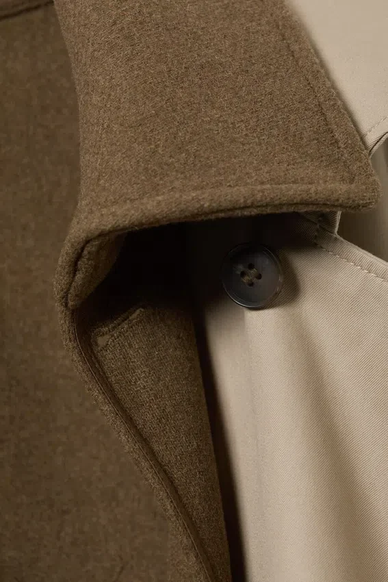 Oversized Trench Coat with Detachable Lining – Beige Oversized Trench Coat with Detachable Lining – Beige