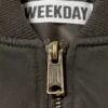 Oversized Twill Bomber Jacket – Dusty Mole Oversized Twill Bomber Jacket – Dusty Mole