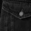 Padded Denim Jacket – Risso Black – Black Padded Denim Jacket – Risso Black – Black