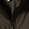Padded Hooded Puffer Jacket – Dark Brown