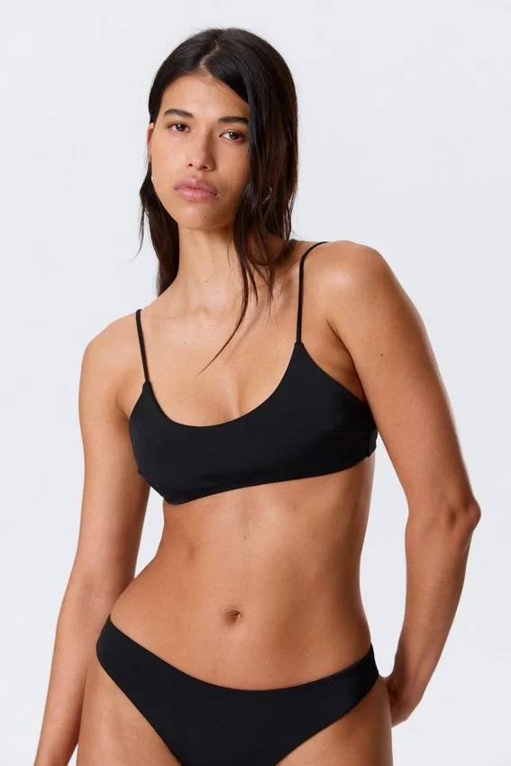 Padded Tie Bikini Top – Black Padded Tie Bikini Top – Black