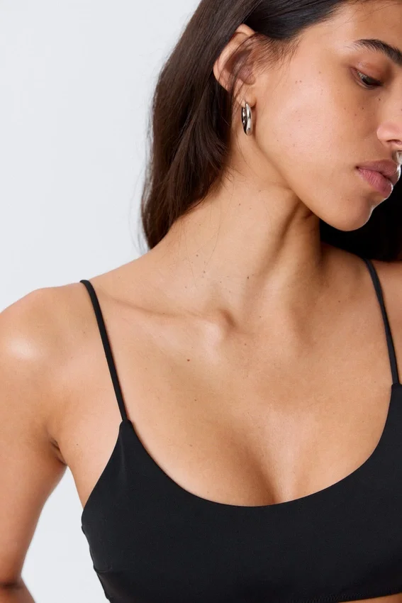 Padded Tie Bikini Top – Black Padded Tie Bikini Top – Black