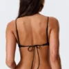 Padded Tie Bikini Top – Black Padded Tie Bikini Top – Black
