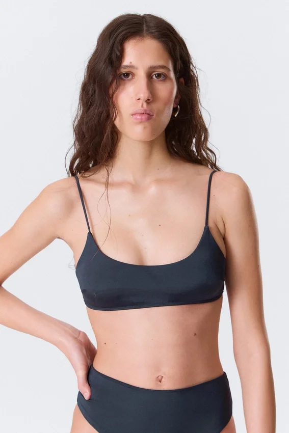 Padded Tie Bikini Top – Dark Blue Padded Tie Bikini Top – Dark Blue
