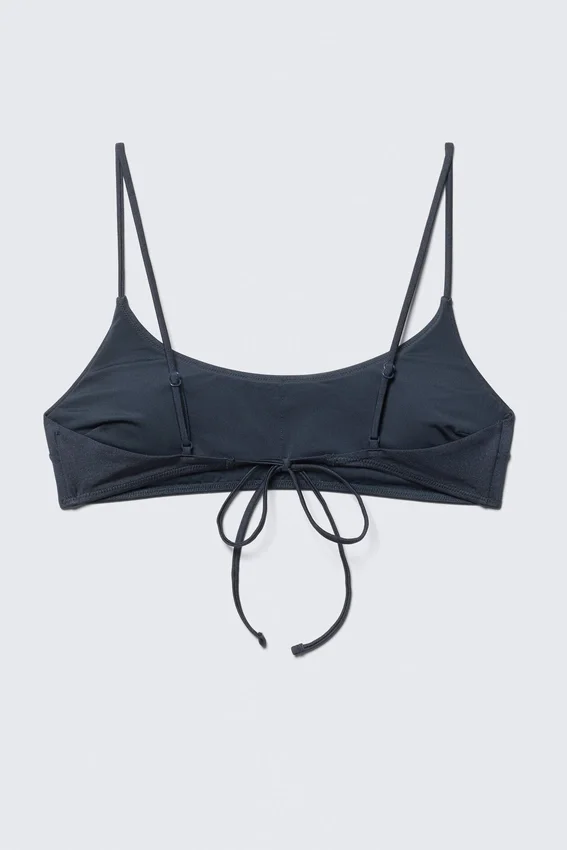 Padded Tie Bikini Top – Dark Blue Padded Tie Bikini Top – Dark Blue