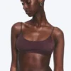 Padded Tie Bikini Top – Dark Red Padded Tie Bikini Top – Dark Red
