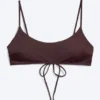 Padded Tie Bikini Top – Dark Red Padded Tie Bikini Top – Dark Red