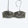 Padded Wire Bikini Top – Dusty Grey Padded Wire Bikini Top – Dusty Grey