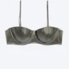 Padded Wire Bikini Top – Dusty Grey Padded Wire Bikini Top – Dusty Grey