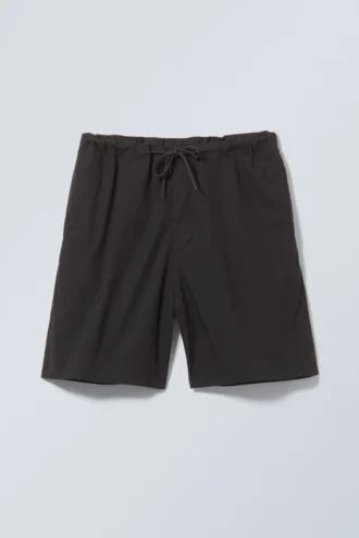 Parachute Loose Shorts – Black