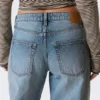 Paz Mid Rise Wide Jeans – Blue Horses – Medium Blue Paz Mid Rise Wide Jeans – Blue Horses – Medium Blue
