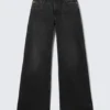 Paz Mid Rise Wide Jeans – Paloma Black – Black Paz Mid Rise Wide Jeans – Paloma Black – Black