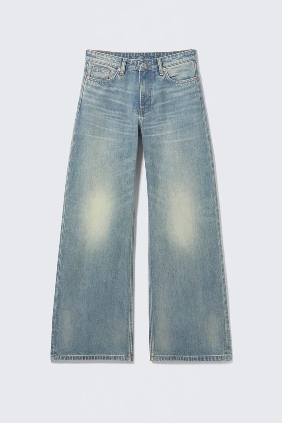 Paz Mid Rise Wide Jeans – Perseus Blue – Medium Blue Paz Mid Rise Wide Jeans – Perseus Blue – Medium Blue
