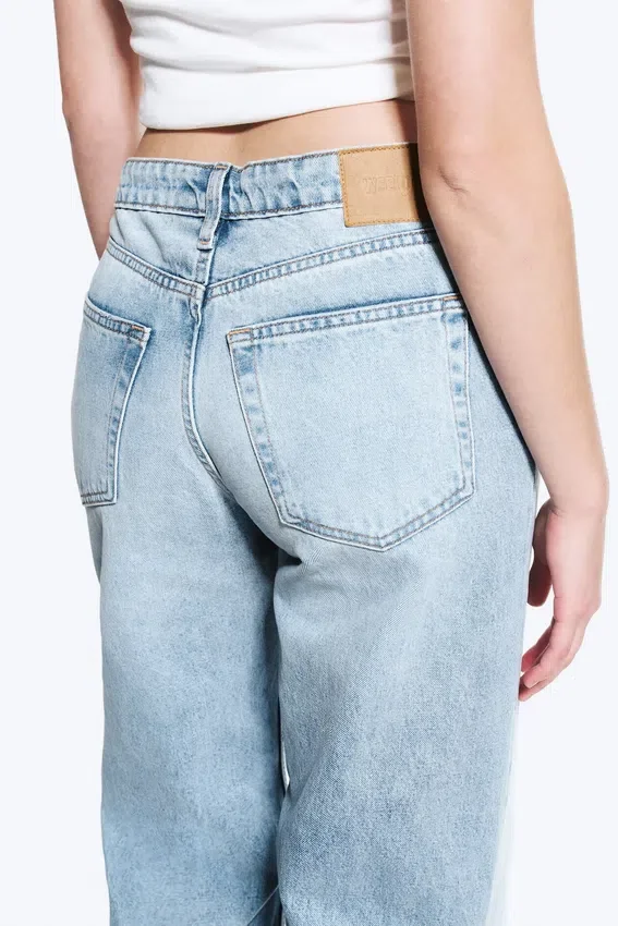 Paz Mid Rise Wide Jeans – Trot Blue – Light Blue Paz Mid Rise Wide Jeans – Trot Blue – Light Blue