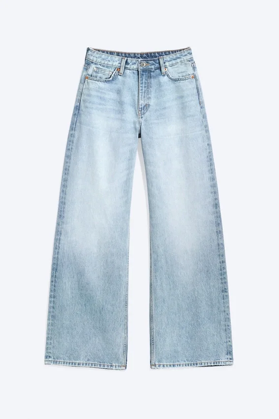 Paz Mid Rise Wide Jeans – Trot Blue – Light Blue Paz Mid Rise Wide Jeans – Trot Blue – Light Blue