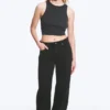 Paz Mid Rise Wide Jeans – Tuned Black – Black Paz Mid Rise Wide Jeans – Tuned Black – Black