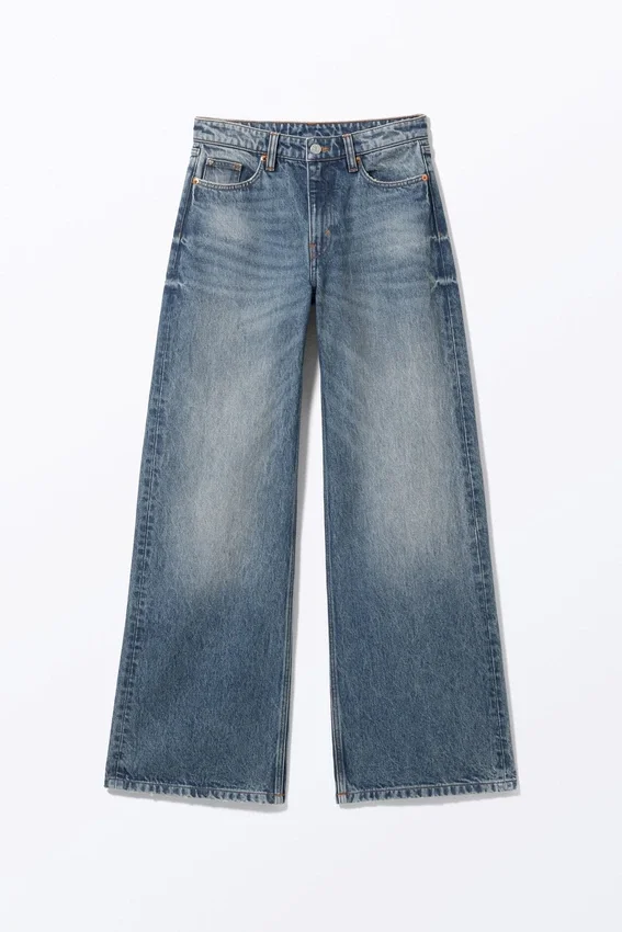 Paz Mid Wide Jeans – Mountain Blue Paz Mid Wide Jeans – Mountain Blue