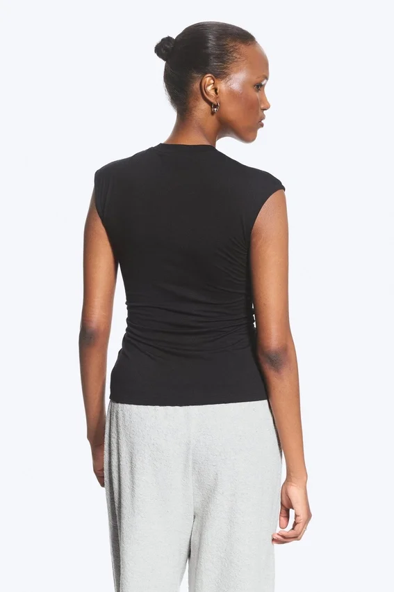 Pearl Button up Top – Black – Pearl Buttons Pearl Button up Top – Black – Pearl Buttons