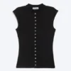 Pearl Button up Top – Black – Pearl Buttons Pearl Button up Top – Black – Pearl Buttons