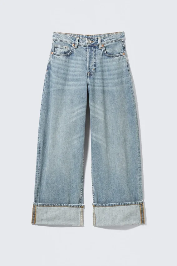 Peggy Low Rise Loose Baggy Jeans – Chaos Blue – Light Blue Peggy Low Rise Loose Baggy Jeans – Chaos Blue – Light Blue