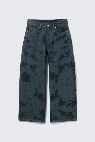 Peggy Low Waist Baggy Jeans – Aegean Tie Dye