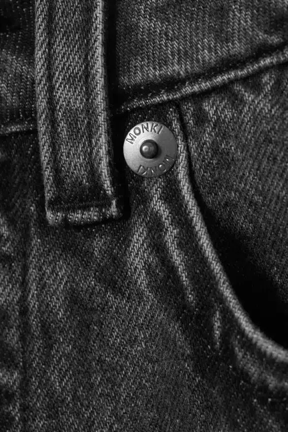 Peggy Low Waist Baggy Jeans – Haunted Black – Black Peggy Low Waist Baggy Jeans – Haunted Black – Black