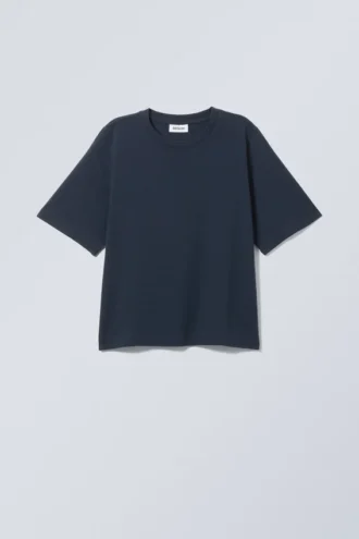 Perfect Boxy T-Shirt – Dark Blue
