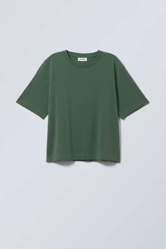 Perfect Boxy T-Shirt – Dark Green Perfect Boxy T-Shirt – Dark Green
