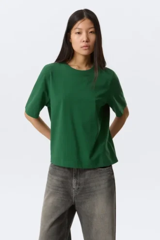 Perfect Boxy T-Shirt – Dark Green