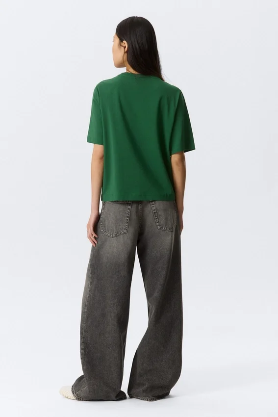 Perfect Boxy T-Shirt – Dark Green Perfect Boxy T-Shirt – Dark Green