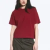 Perfect Boxy T-Shirt – Dark Red Perfect Boxy T-Shirt – Dark Red