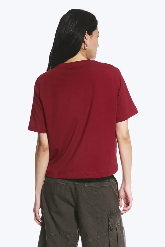Perfect Boxy T-Shirt – Dark Red Perfect Boxy T-Shirt – Dark Red