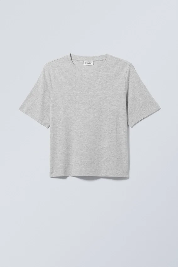 Perfect Boxy T-Shirt – Light Grey Perfect Boxy T-Shirt – Light Grey