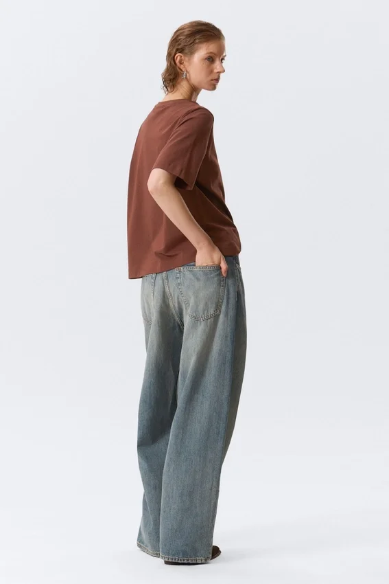 Perfect Boxy T-Shirt – Rusty Brown Perfect Boxy T-Shirt – Rusty Brown